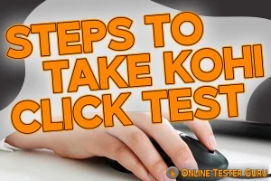 STEPS TO TAKE KOHI CLICK TEST