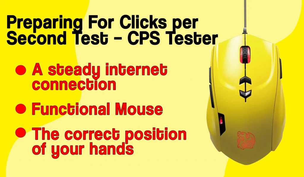 Preparing For Clicks Speed Test - CPS Tester